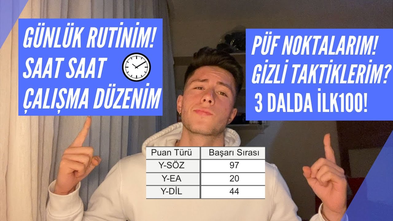 !!DERECE ÖĞRENCİSİNİN 1 GÜNÜ!! 40 GÜN KALA EA 20.si YAPTIRAN GÜNLÜK RUTİNİM! #yks2022