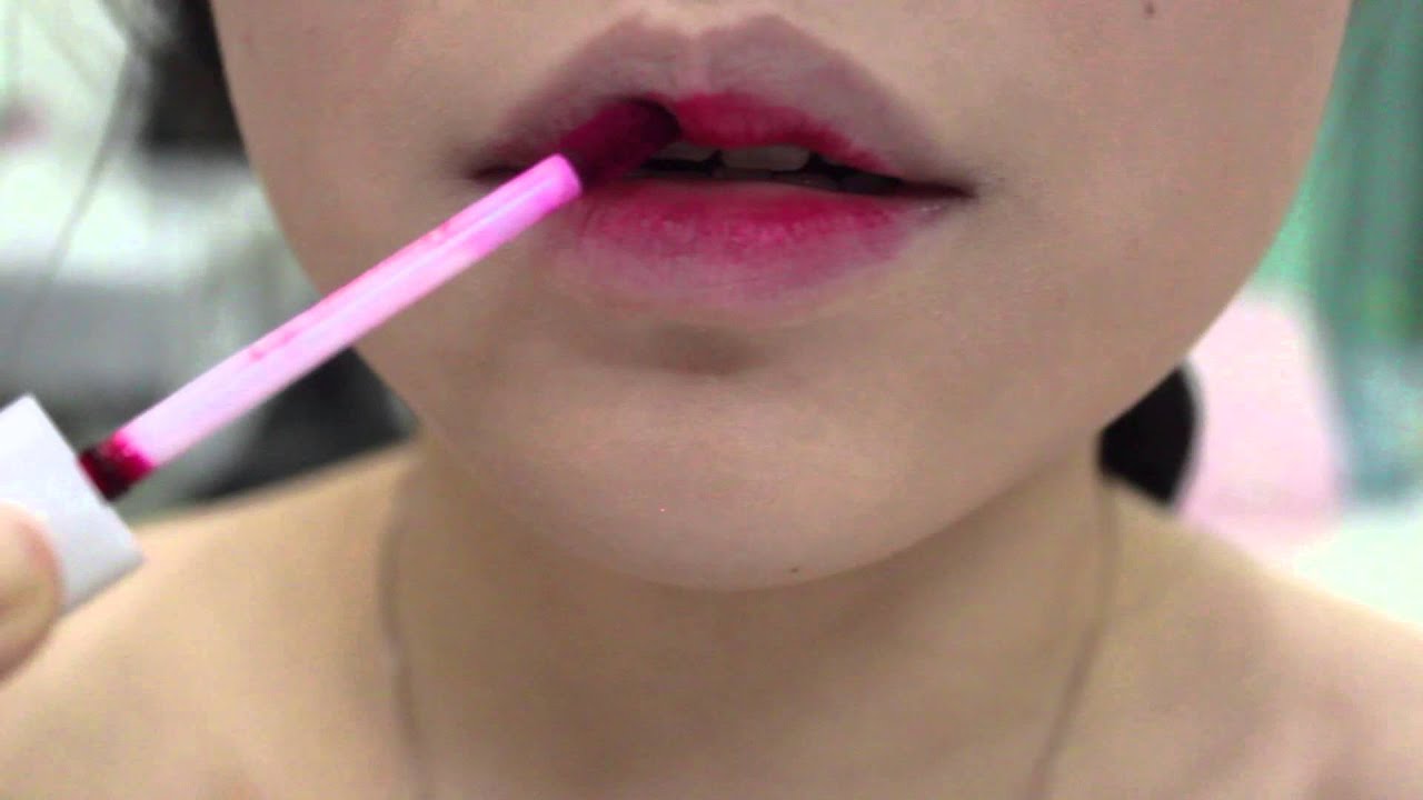 KOREAN LIP GRADIENT MAKEUP TUTORIAL