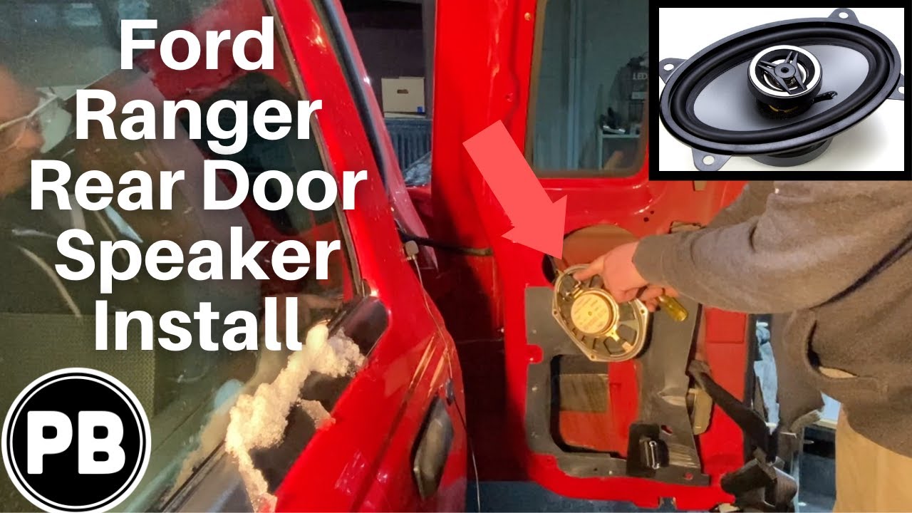 1998 - 2012 Ford Ranger / Mazda B Series Rear Door Speaker Install