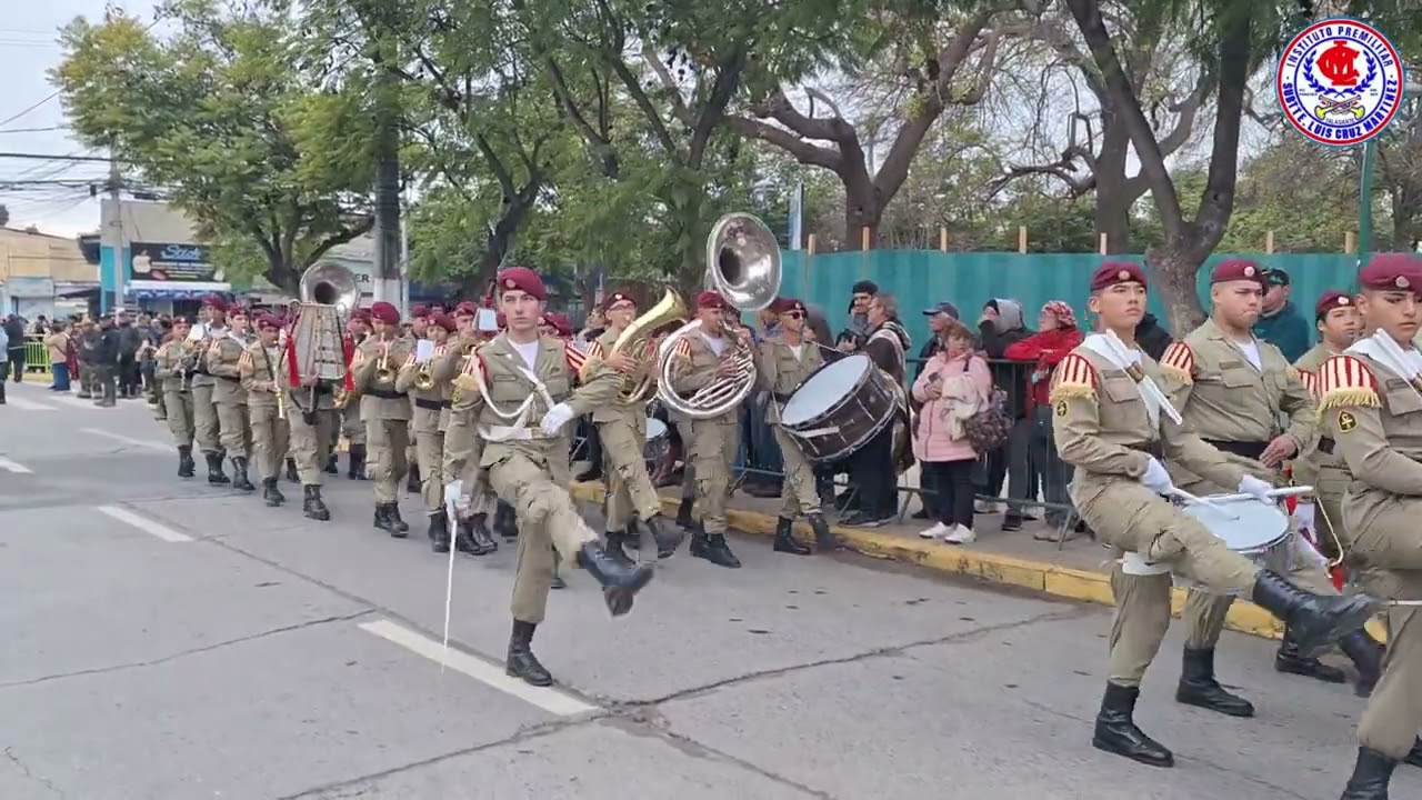 Banda Instituto Premilitar de Talagante visita la comuna de Pe&ntilde;aflor -  Glorias Navales 2024