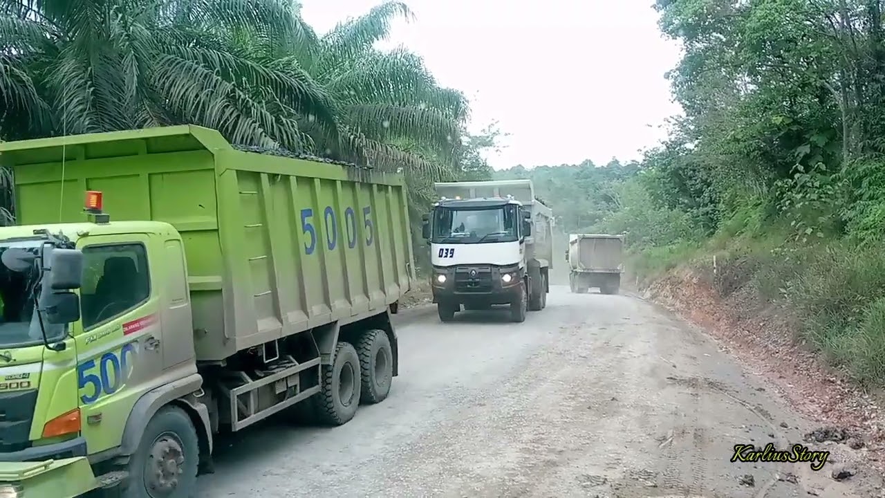 dump truck Houling batu bara Sabtu 13/07/2024