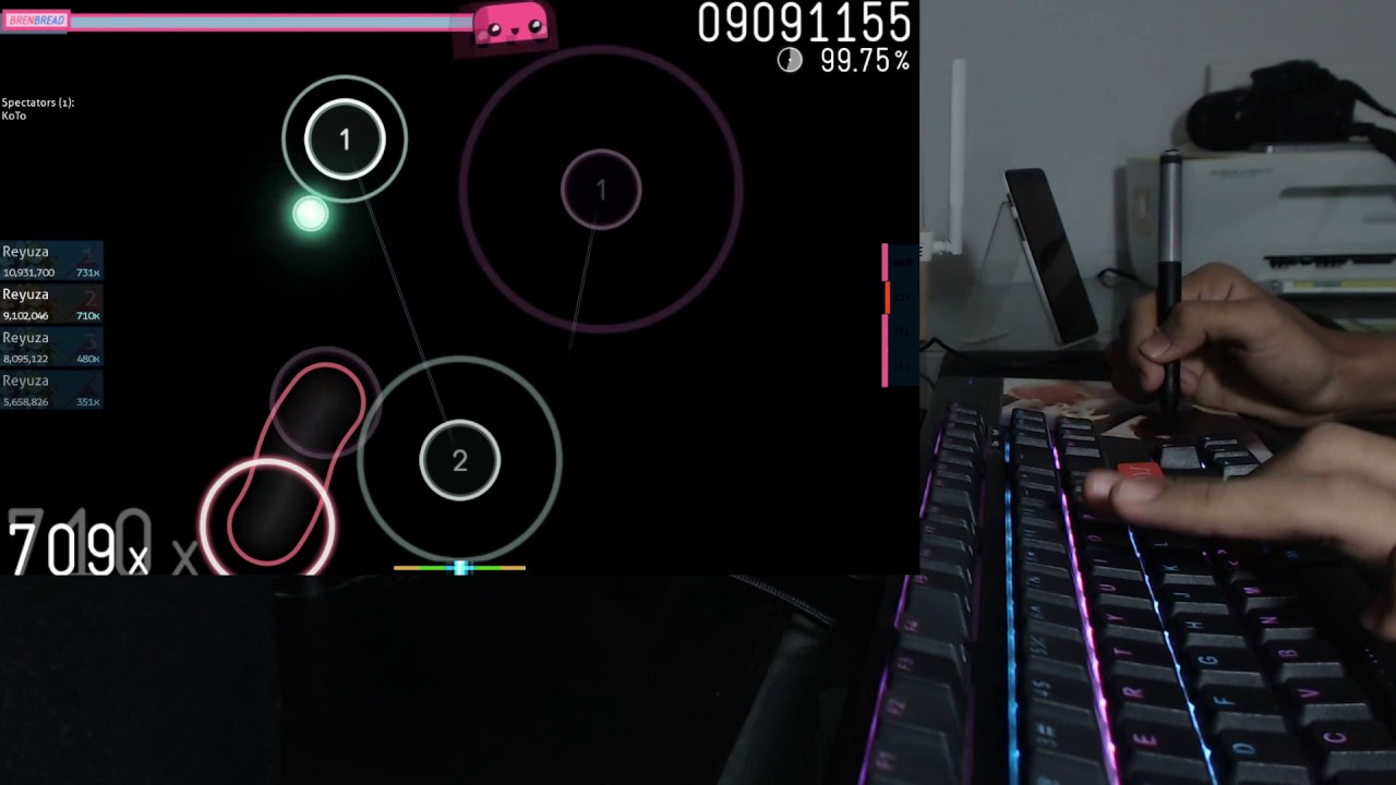 [osu!] Claris - Hitorigoto Speed Up ver. Liveplay (SPECTATED BY THE MAPPER xd)