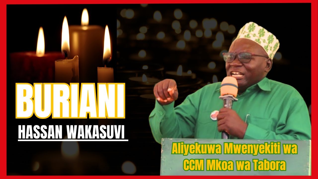 🔴#LIVE : MAZISHI YA ALIYEKUWA MWENYEKITI CCM MKOA HAYATI HASSAN WAKASUVI