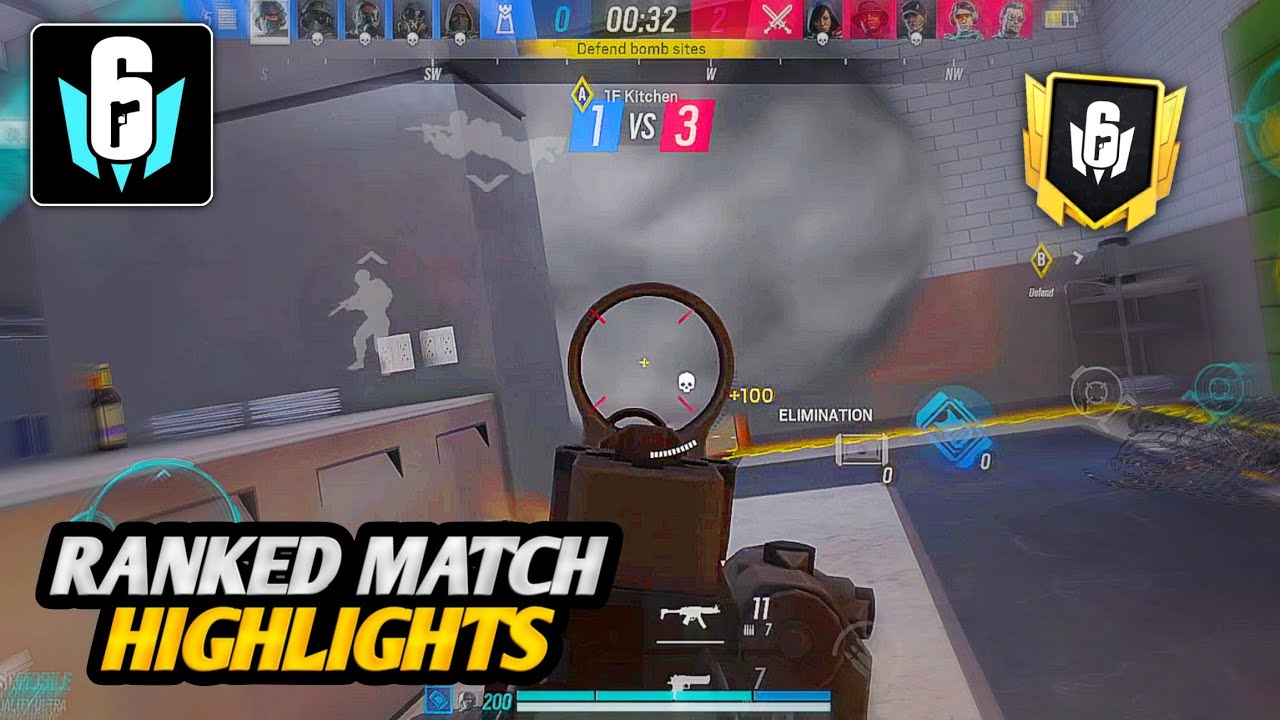 Rainbow Six Mobile Ranked Gameplay | Highlights 