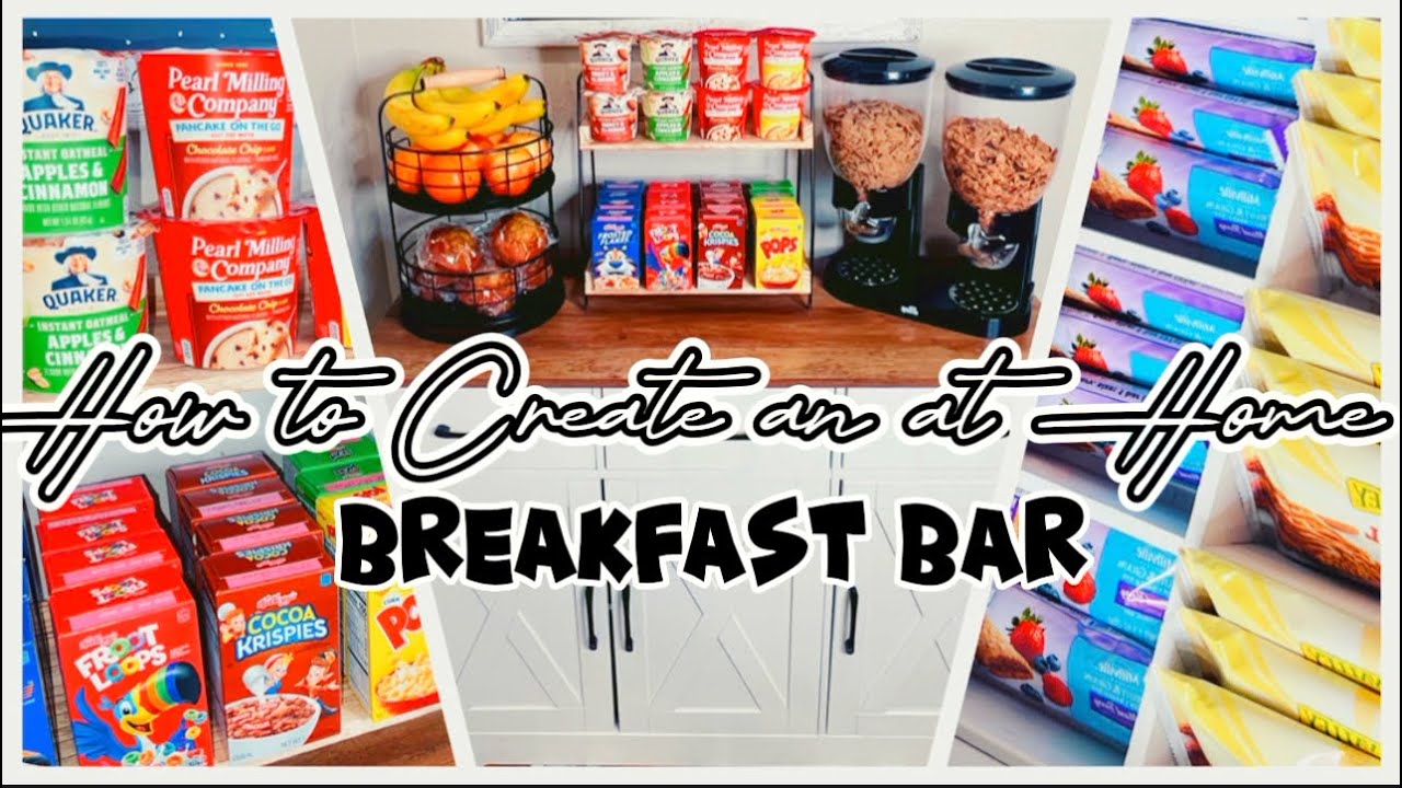 ✏️BACK TO SCHOOL Breakfast Ideas 🍎Create an Easy Grab and Go Breakfast Station at Home