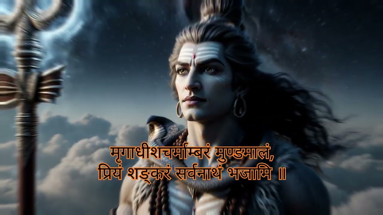 नमामीशमीशान निर्वाणरूपं 🚩🚩#namamishamishan #mahadev #bhakti
