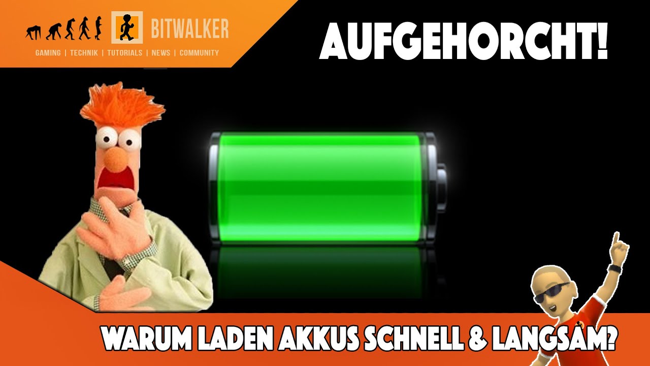 Aufgehorcht: Warum laden Akkus mal schnell dann langsam?