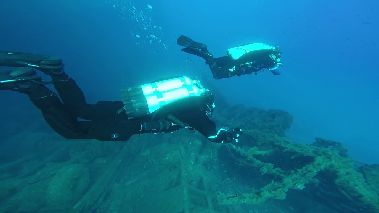 GUE Divers on Zenobia, Cyprus