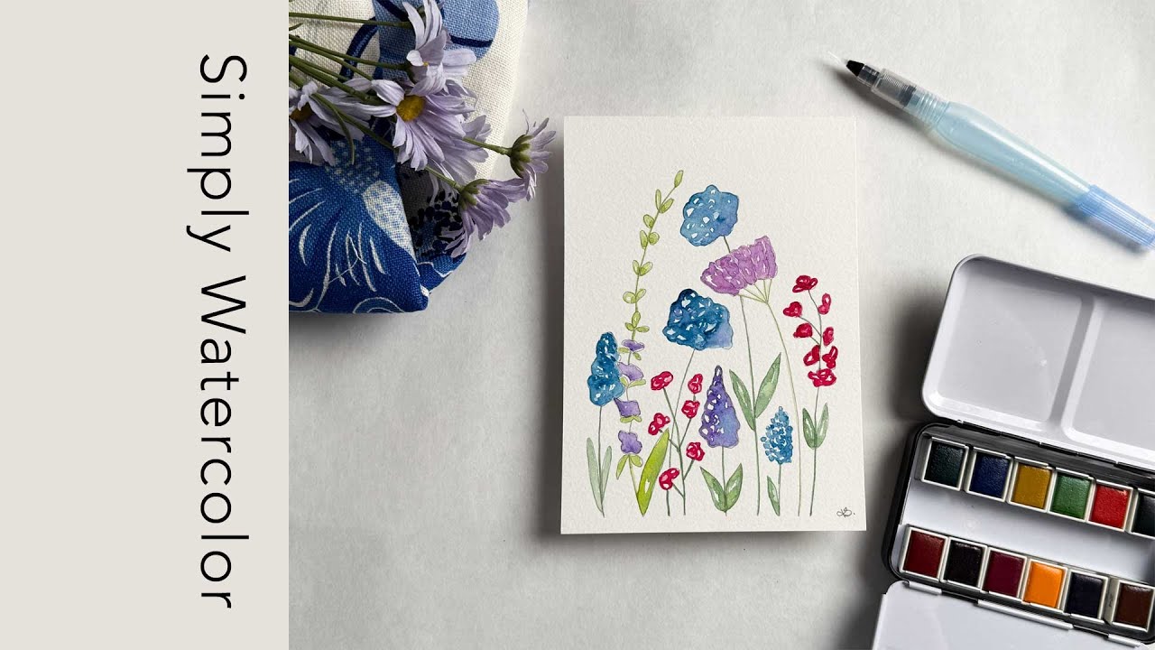 Simply Watercolor | Wildflowers