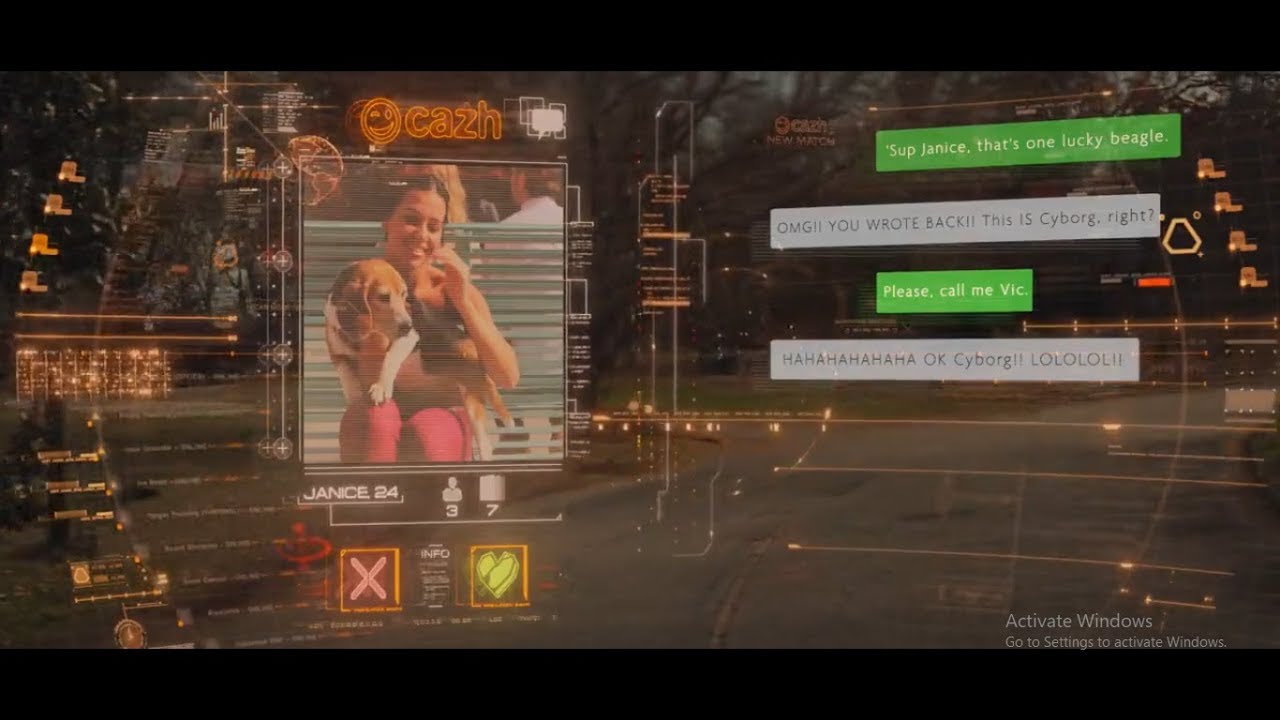 CYBORG FLIRTING WITH GIRLS ONLINE - DOOM PATROL 1X07