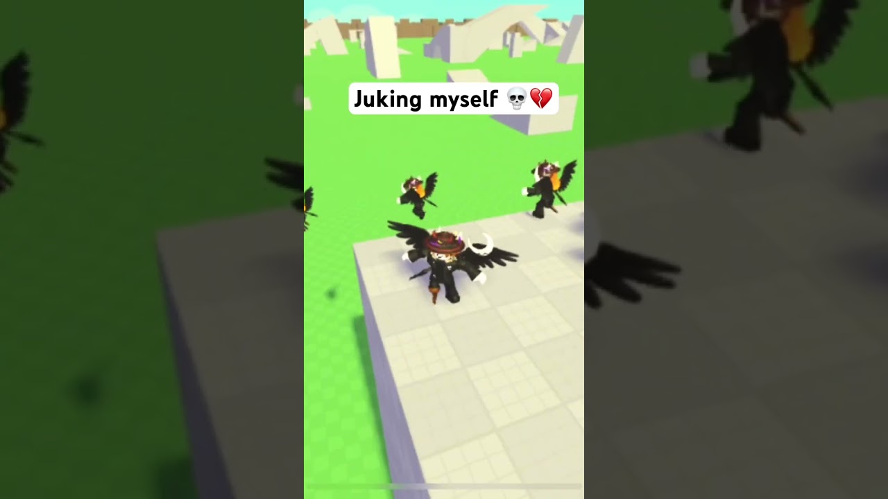 Juking myself #roblox #shorts #noobtrain #noob #like #comment