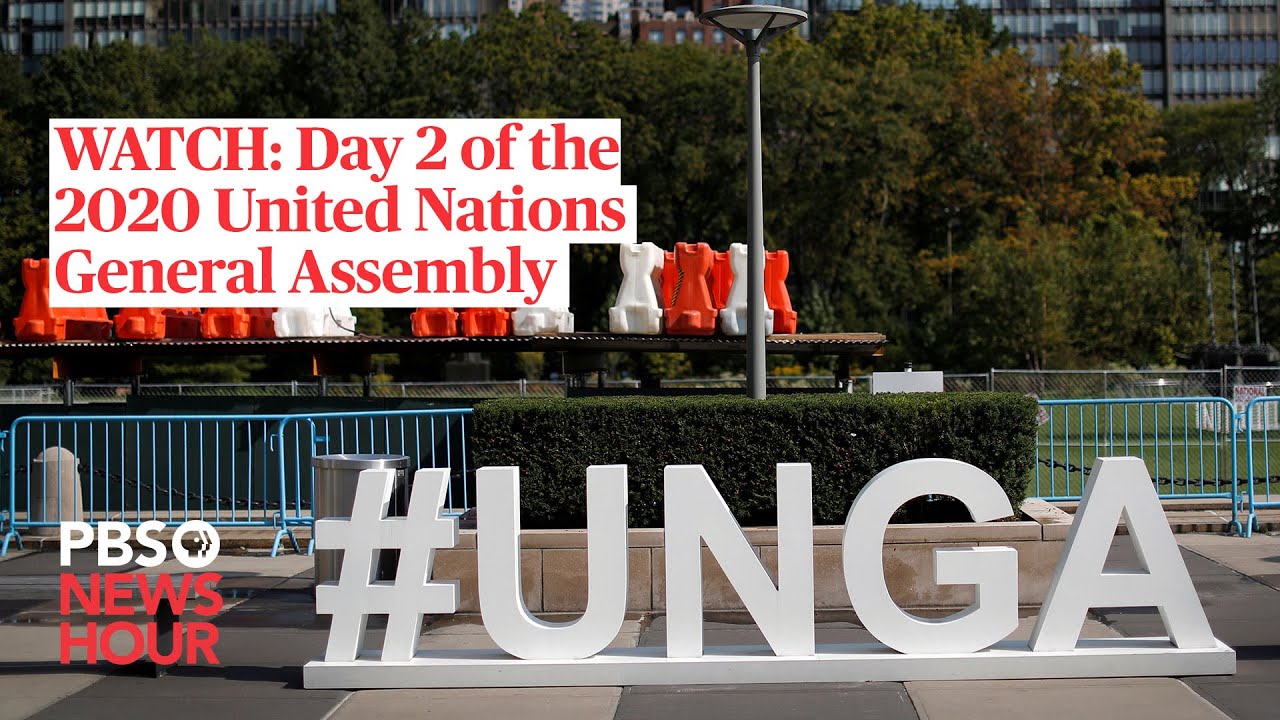 WATCH: Day 2 of the 2020 United Nations General Assembly