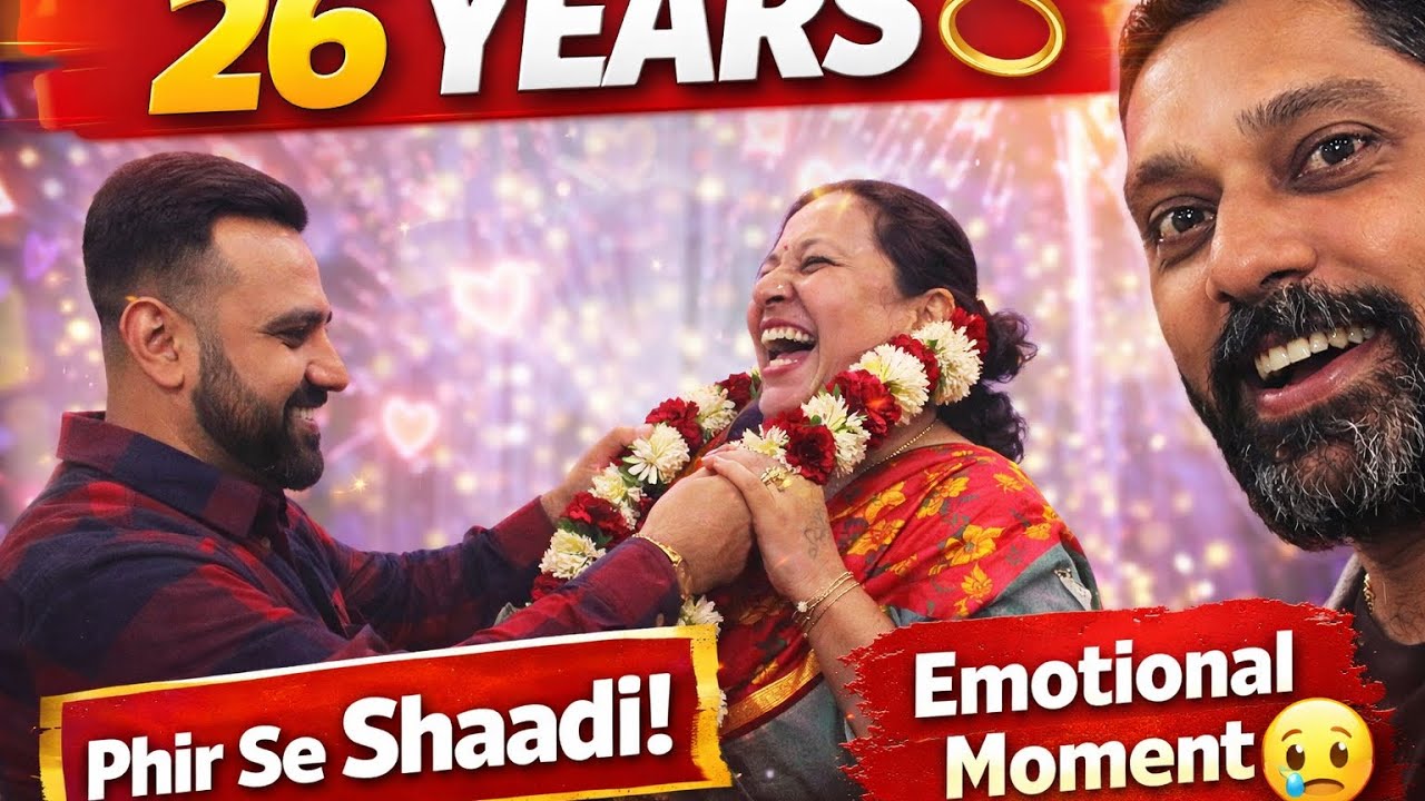 26 Saal Ka Safar ❤️ Aaj Phir Se Hui Shaadi 😍 | Anniversary Special