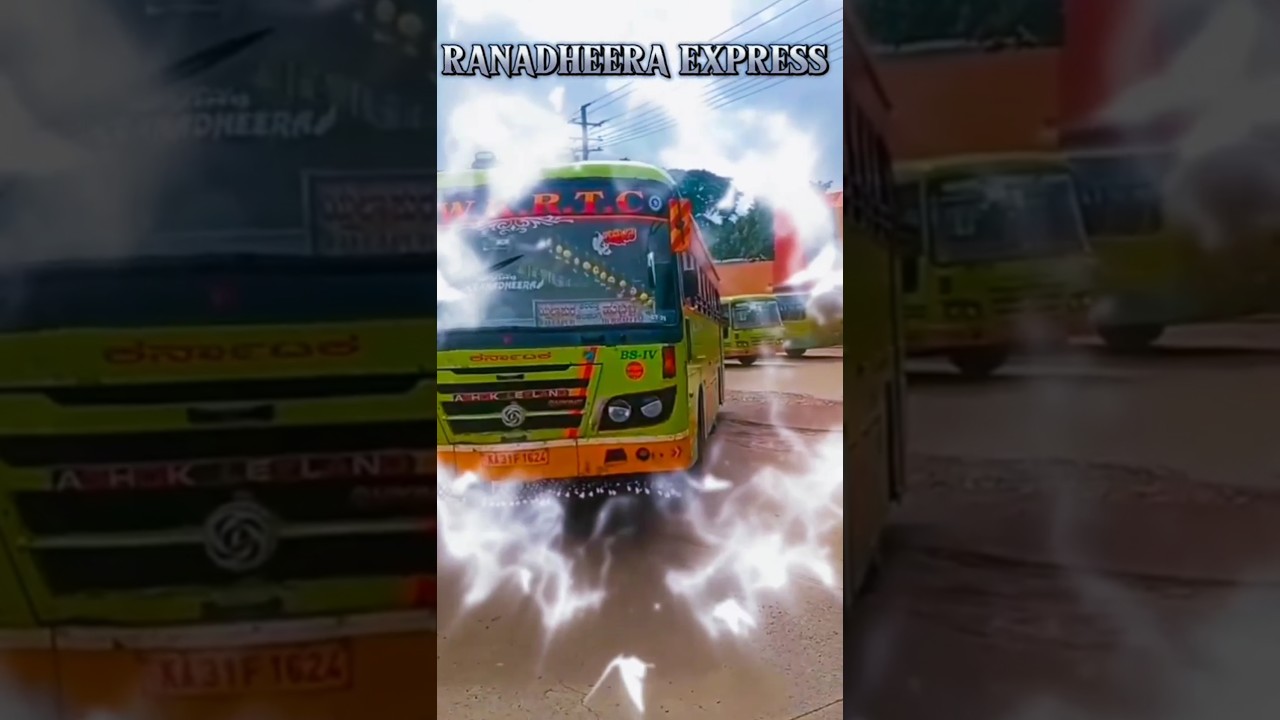 NWKRTC 💚 RANADHEERA EXPRESS 💛❤🥺#karanatakaexpress #karanataka #nwkrtc #hubballi