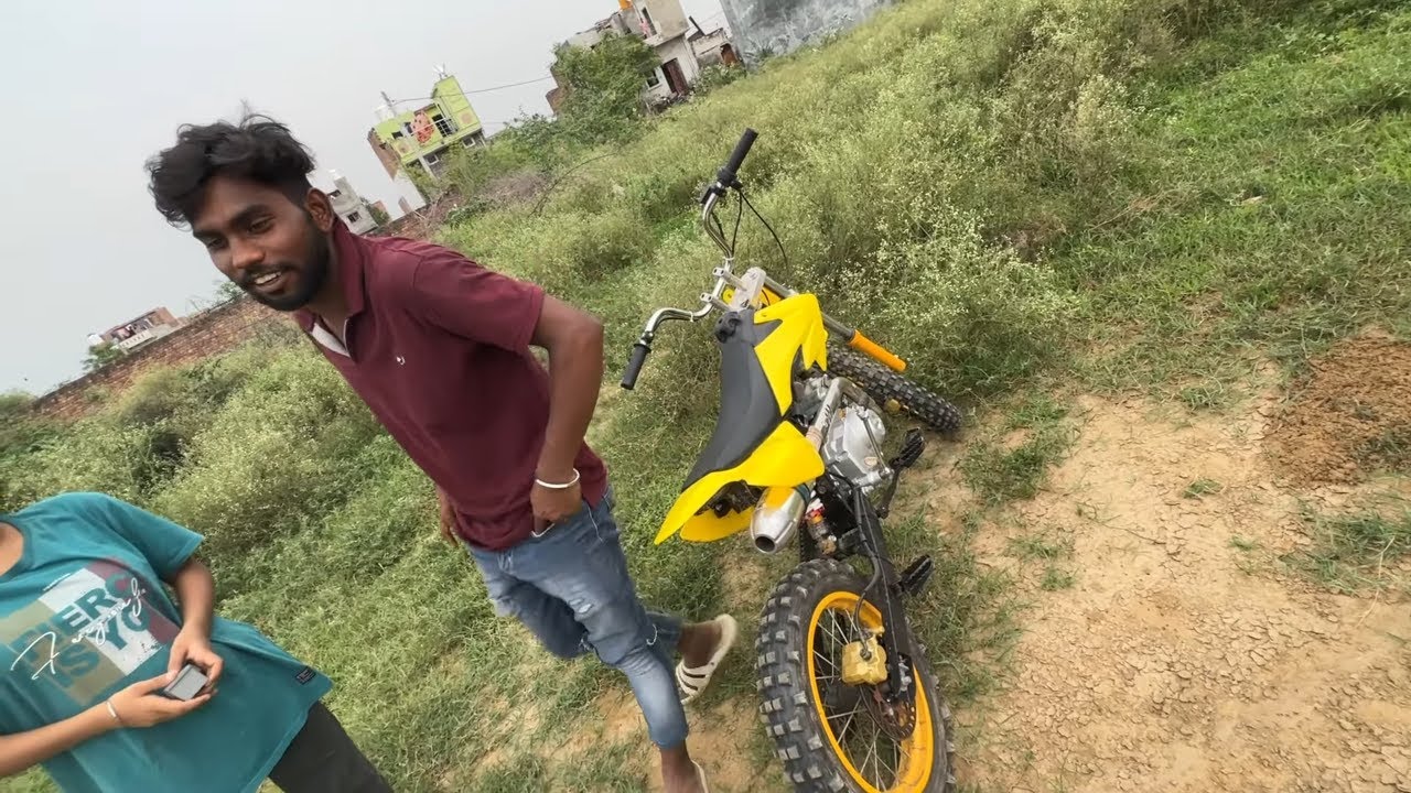 Dirt bike se gir gaya 😟 stunt kar raha