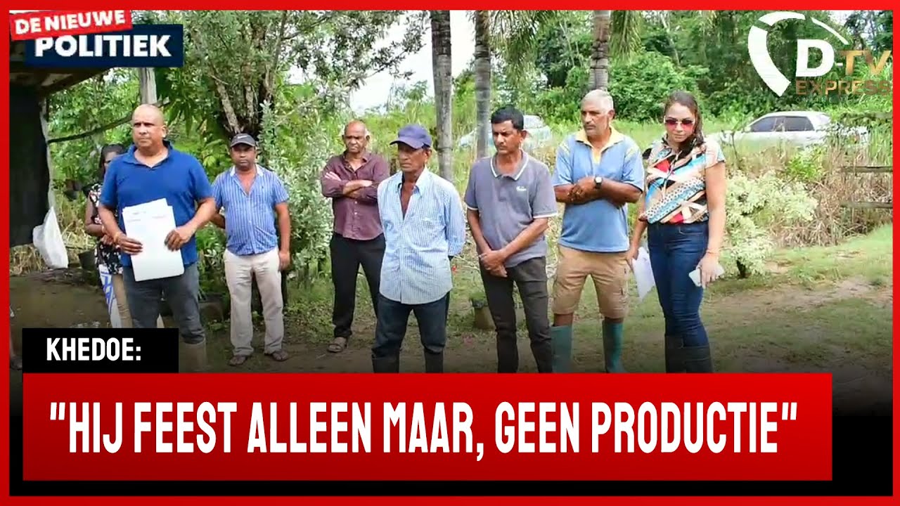 🚀 De Nieuwe Politiek LIVE • Boeren in de steek gelaten door lokale autoriteiten (Suriname)