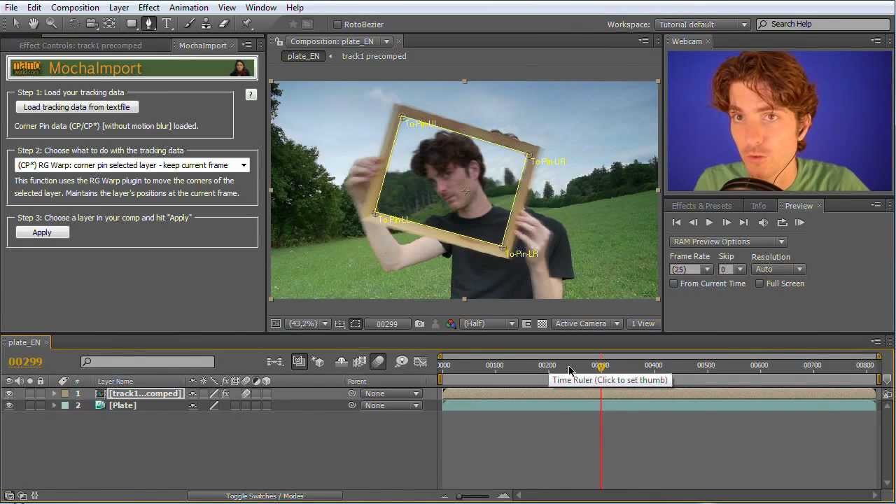 After Effects Tutorial: Mocha Corner Pin - Part 1