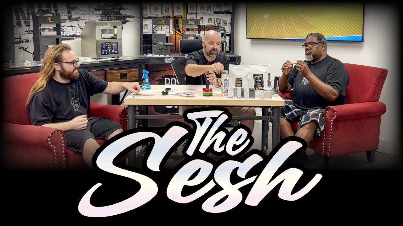 PACKING A CANNAGAR - BIG D JOINS US FOR SESH 3 &ldquo;Rosin Made Simple&rdquo;&reg; learn more at NugSmasher.com