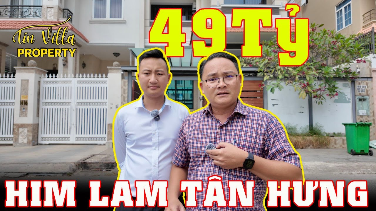 🔥 Bán Biệt Thự Him Lam Quận 7 – 200m², Full Nội Thất, Thang Máy – Giá 49 Tỷ