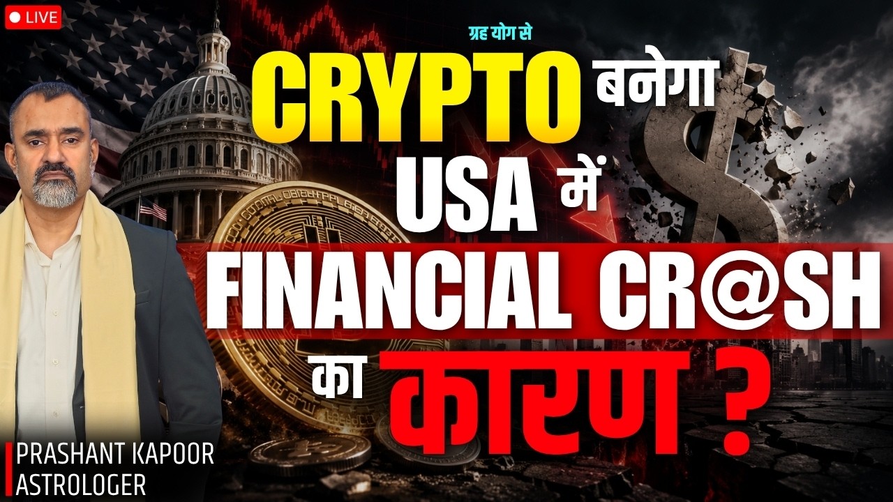 Crypto Crisis Ahead in USA Astrological Prediction by Prashant Kapoor LIVE
