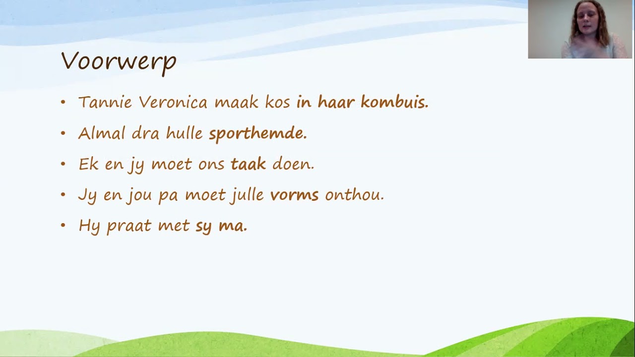 Onderwerp, voorwerp en gesegde