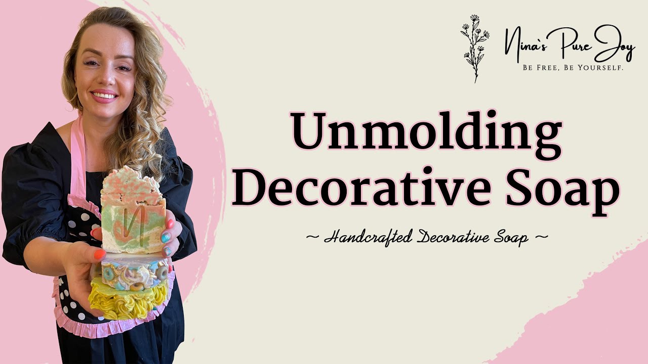 Mastering the Art of Decorative Soap Unmolding: Nina's Pure Bliss