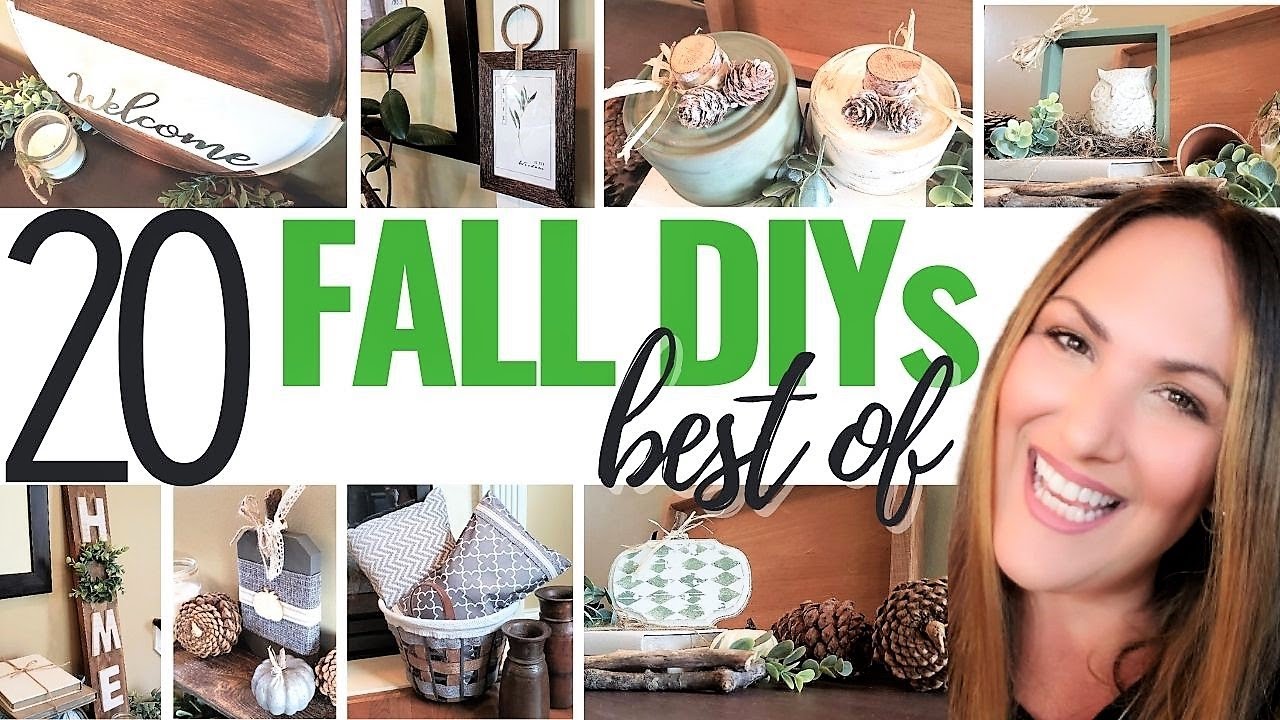 20 BEST OF FALL DIYs 🍁 | Dollar Tree High End DIYs | FALL Trash to Treasure | Fall Thrift Flips