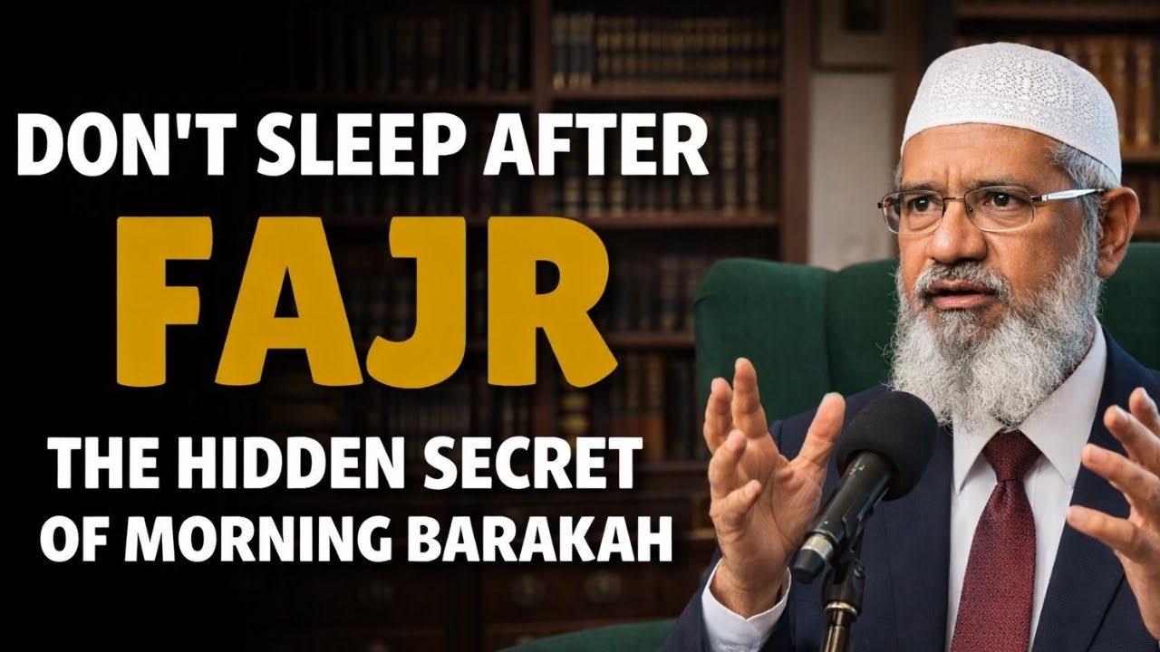 The Mystery of Morning Barakah | Why You Shouldn&rsquo;t Sleep After Fajr (Islamic Reminder) | Zakir Naik