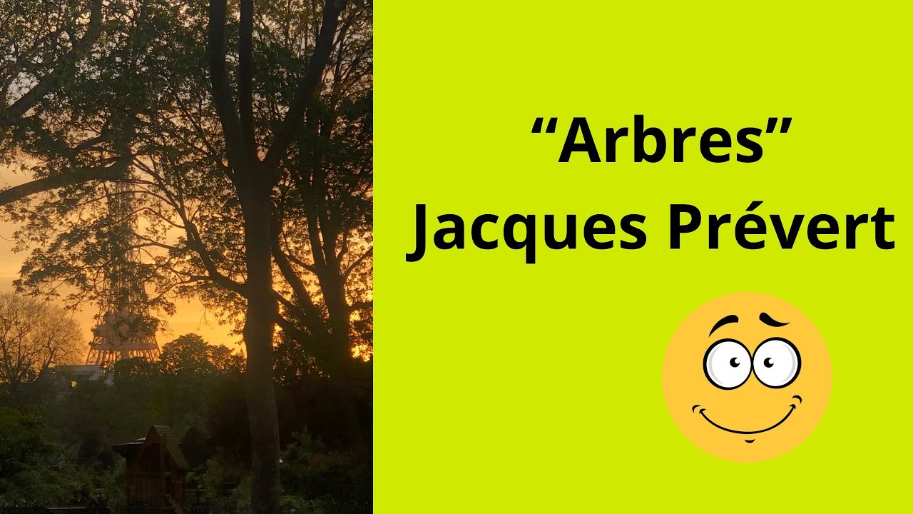 Sous les  « Arbres » de Jacques Prévert #poesiefrançaise
