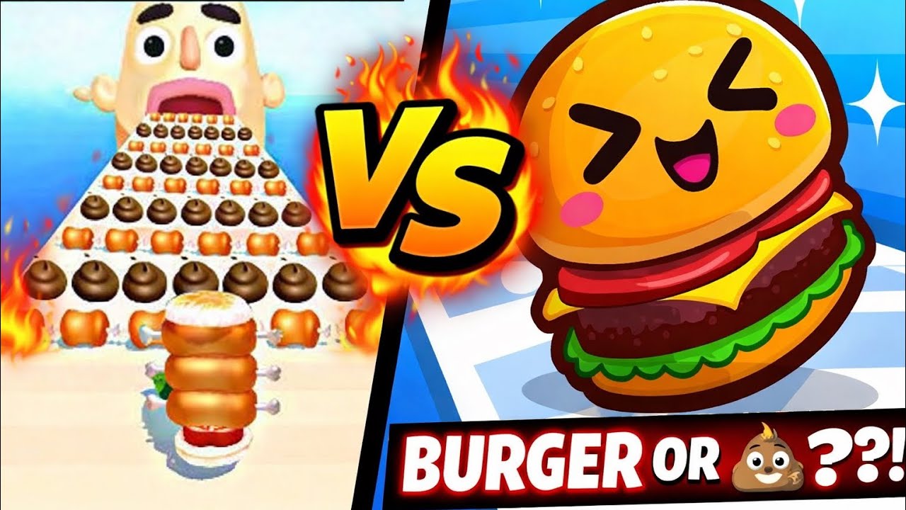 😱Burger vs Poop Run – Don’t Choose Wrong! 😱🔥