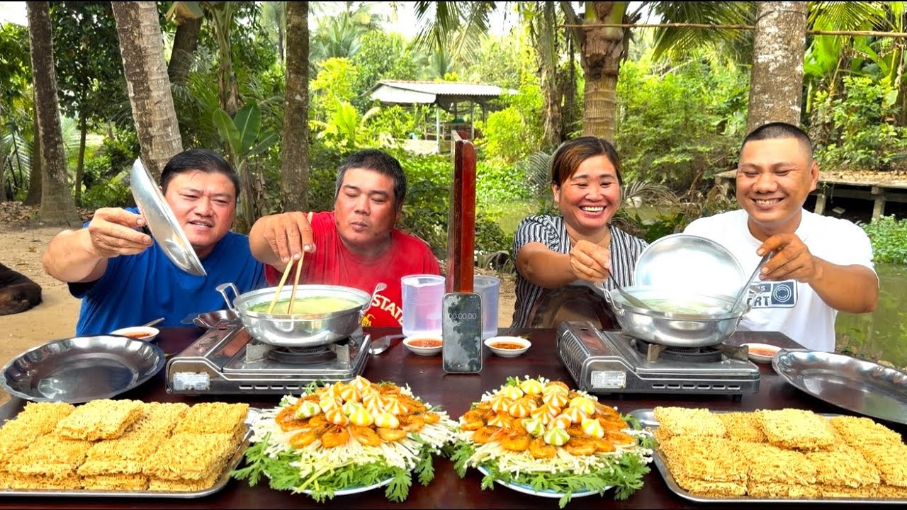 Trận Đấu Tốc Độ Đến Bất Ngờ - ĂN 2 CÁI LẨU TÔM BẦU 34 GÓI MÌ | ATN 