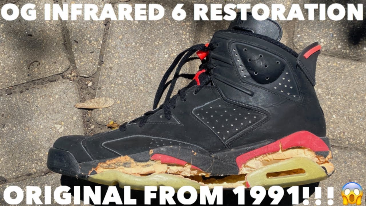 OG 1991 JORDAN 6 RESTORATION!! | @neat_heat23