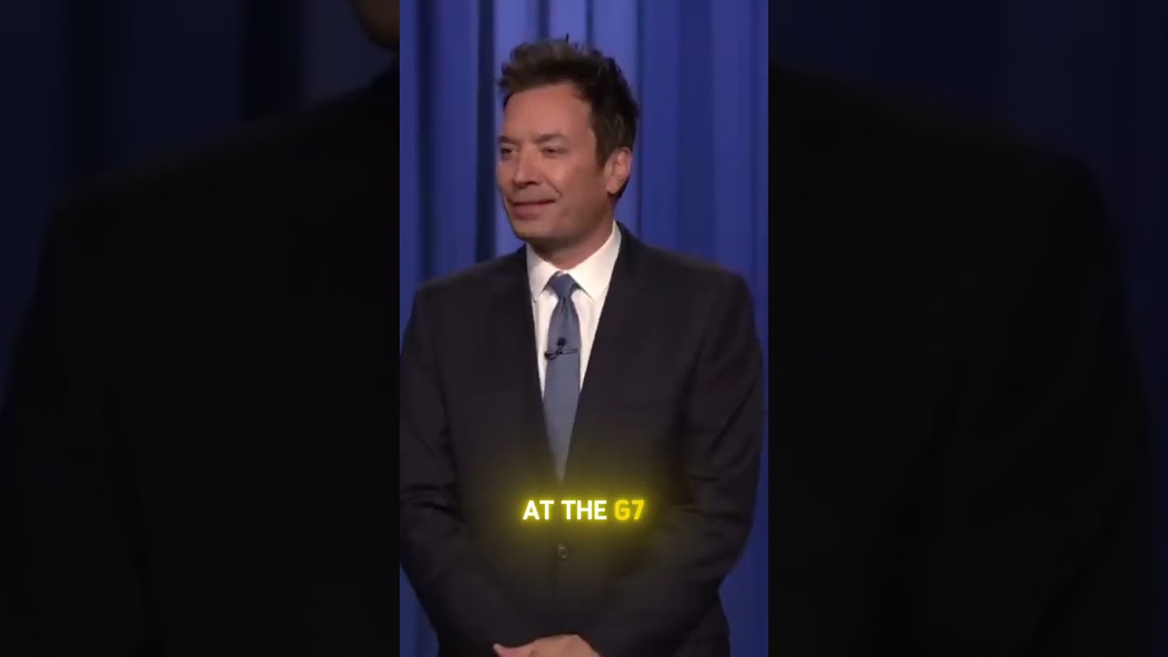 Jimmy Fallon Mocks Trump & Giorgia Meloni&rsquo;s G7 Feud! 😂