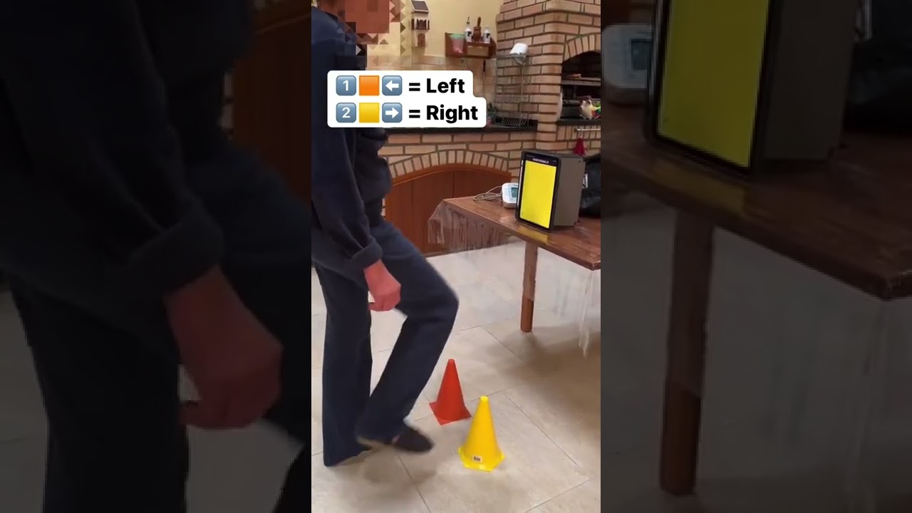 Reactive stepping has been found to reduce fall risk by up to 50%! Do this w/ the SwitchedOn app 🧠