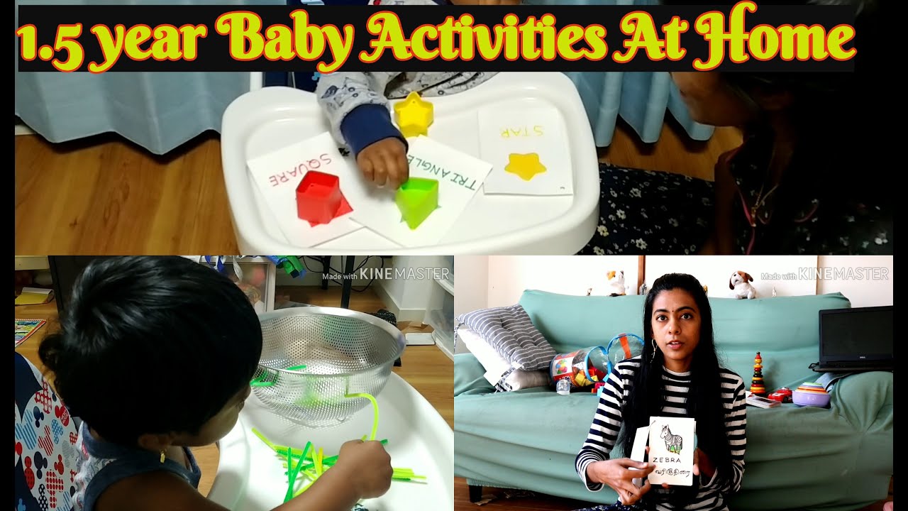 1.5 year baby activities in Tamil|18 - 24 months baby Activities at home|Montessori 18-24 months