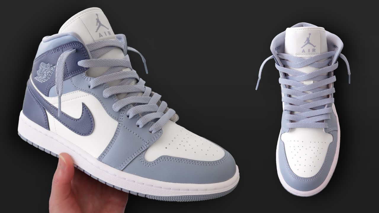 HOW TO LOOSELY LACE JORDAN 1 MID | AIR JORDAN 1 LACE STYLE