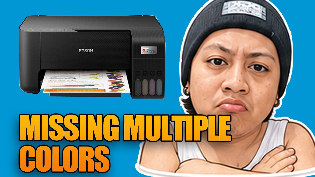 EPSON L3210 YELLOW AND CYAN NOT PRINTING PROBLEM SOLVED