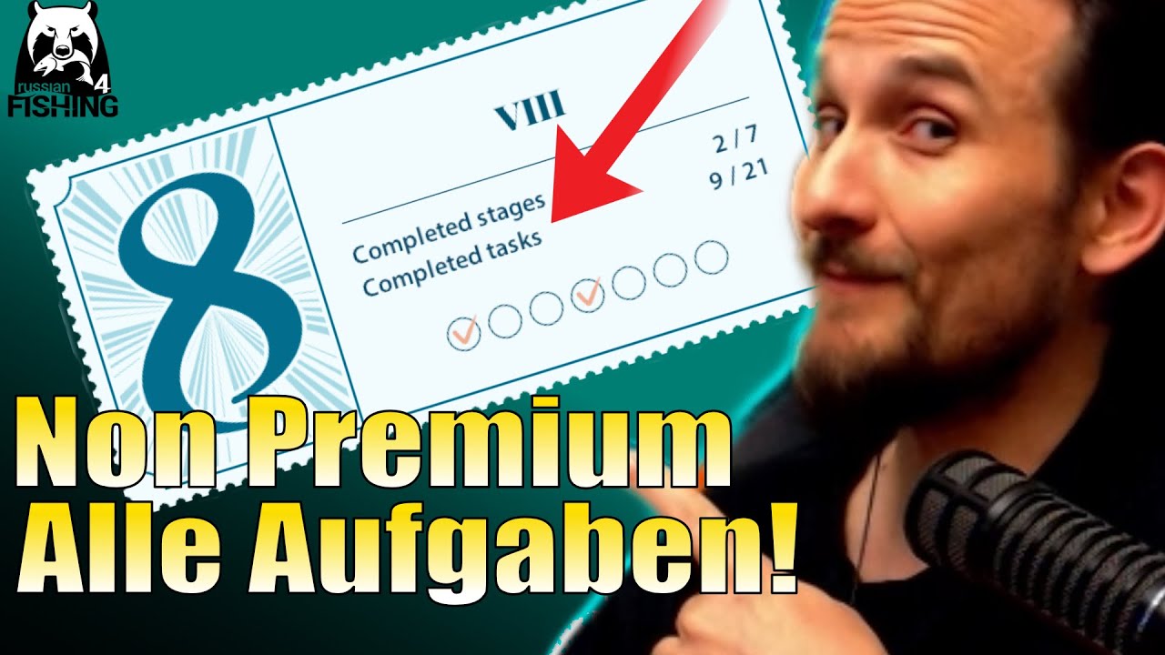 Russian Fishing 4 - NEWS - Alle Non Premium Aufgaben - 8 Jahre RF4 Event