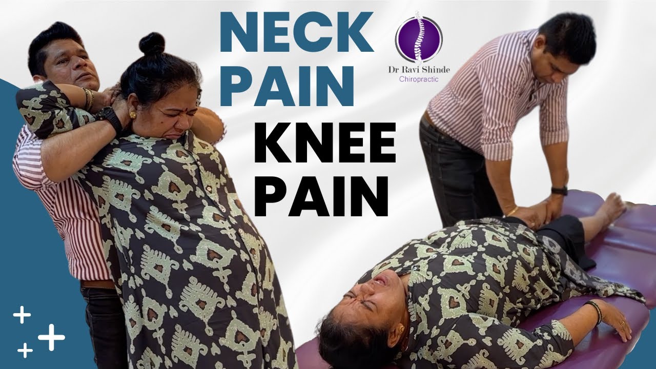 Instant Relief! Watch How Chiropractic Session Cures Severe Neck and Knee Pain in Minutes! Dr Ravi
