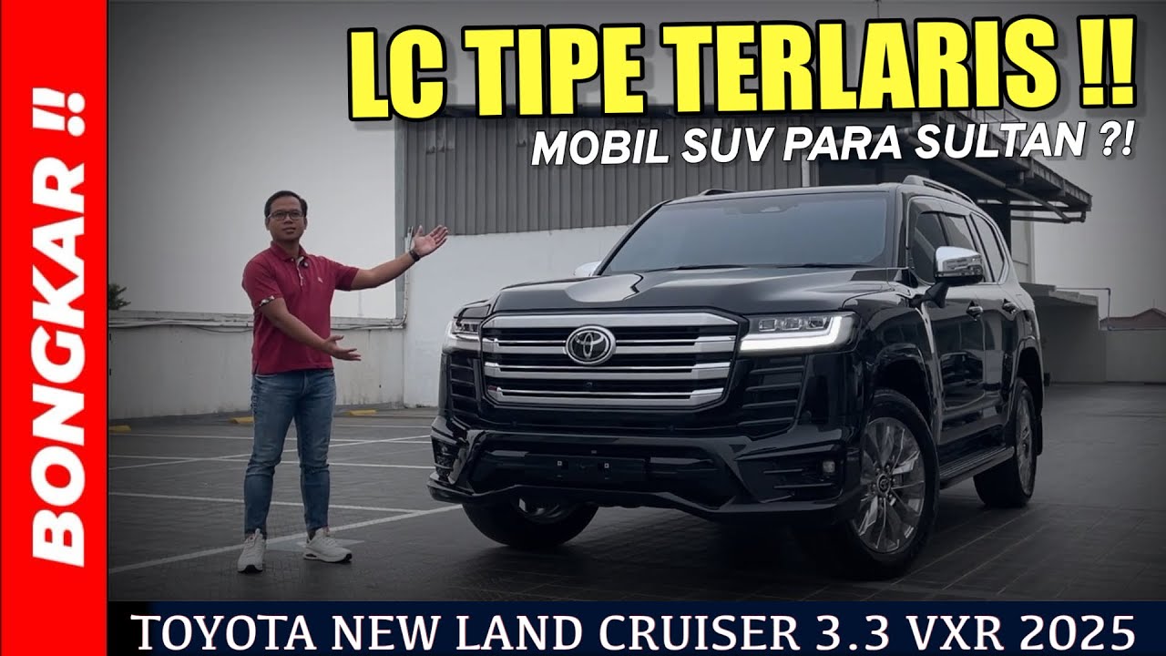 Bongkar !! TOYOTA LAND CRUISER 3.3 VXR AT 2025 || REVIEW EXTERIOR & INTERIOR TERBARU