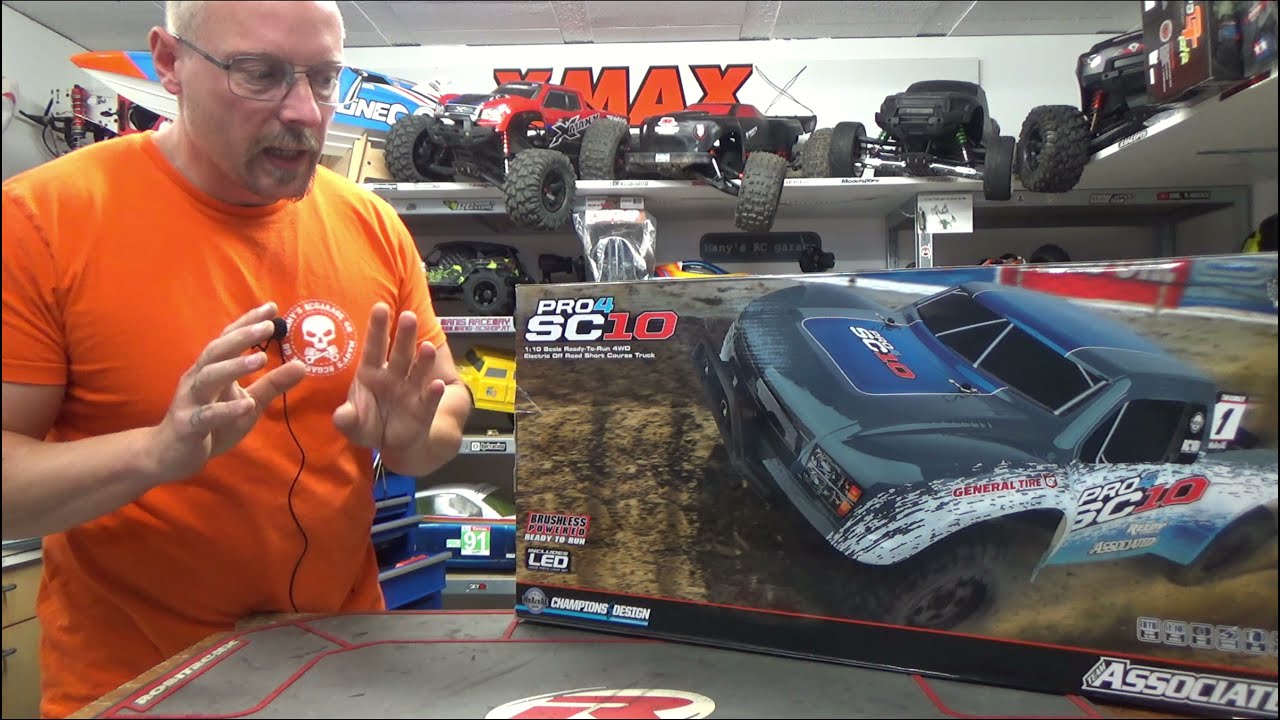 LE TEAM ASSOCIATED  PRO4 SC 1/10 BRUSHLESS AVEC PROJO HIGH TECH UNBOXING FRANCAIS