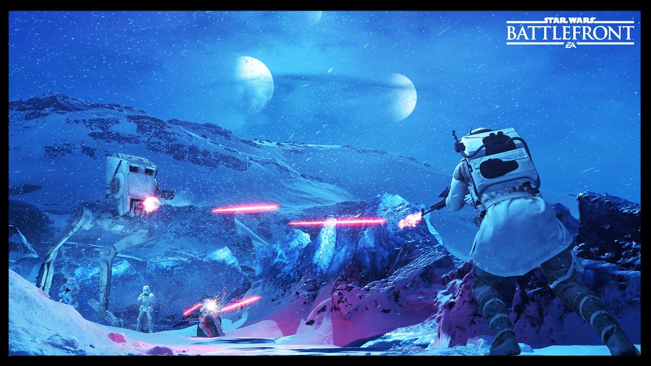 NOWA MAPA ZMIERZCH NA HOTH ZAGRAJMY W STAR WARS BATTLEFRONT PL LUKE