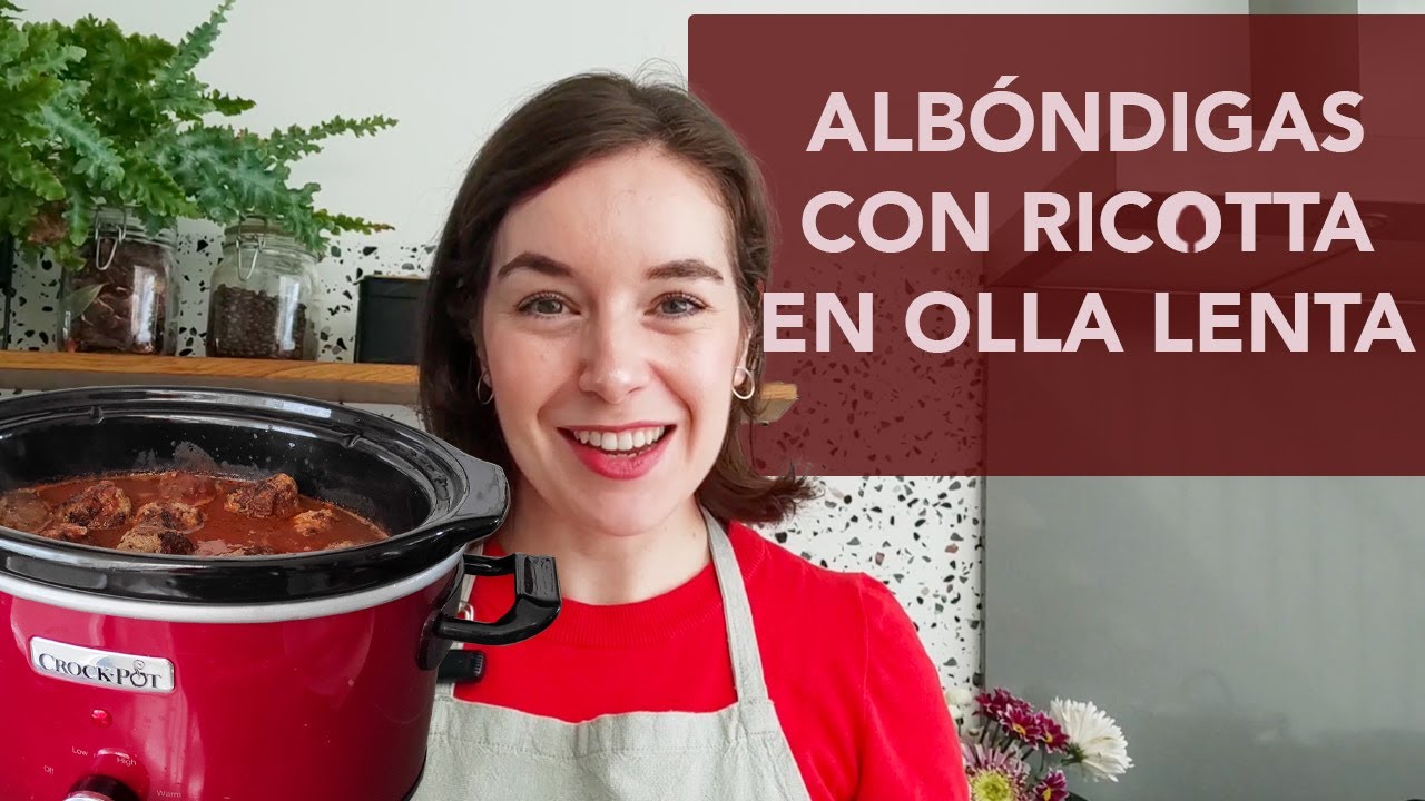 Albóndigas Con Ricotta En La Olla Lenta | rootsandcook