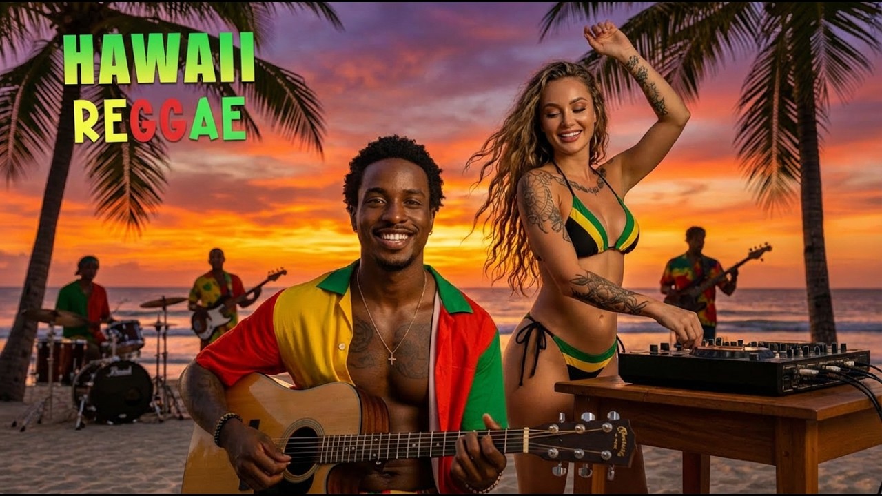 🌴 Chill Hawaiian Reggae Mix – Tropical Island Beats for Calm Energy 🌊
