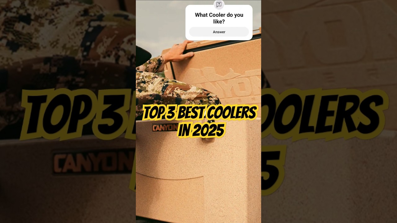 Top 3 Best Coolers in 2025! #summer #camping #cooking #shorts #outdoors