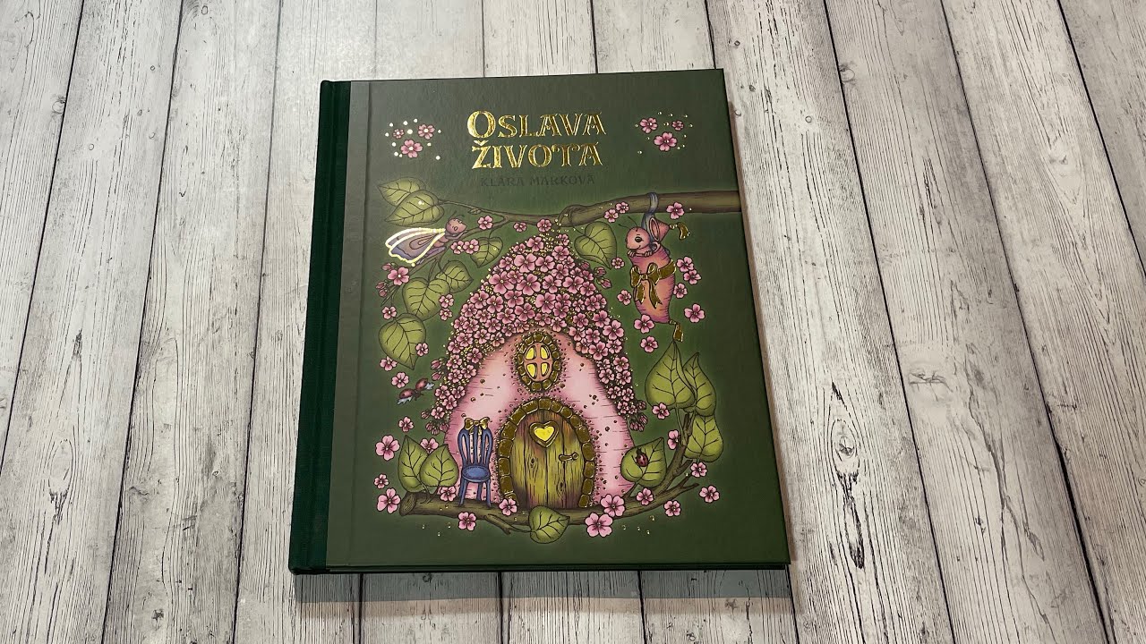 Обзор раскраски Клары Марковой «oslava života»// Fairy celebrations Klara Markova