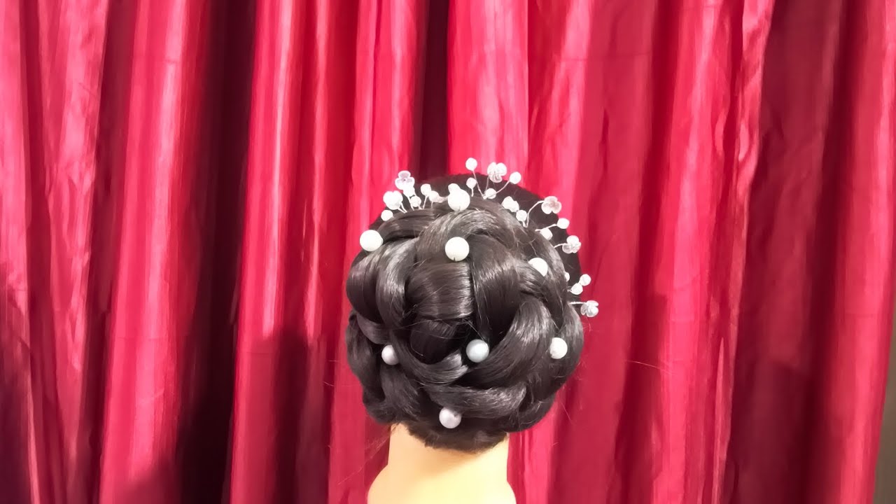 Bridal hairstyles for long hair. Bridal Simple Bun Tutorial. Creating this timeless bridal hairstyle