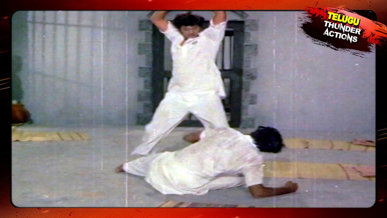 Rebel Star Krishnam Raju & Sobhan Babu Fight Scenes || Old Fight Styles || Telugu Thunder Action