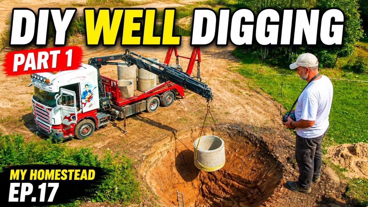 DIY Well Digging Part 1 - My Homestead Ep.17