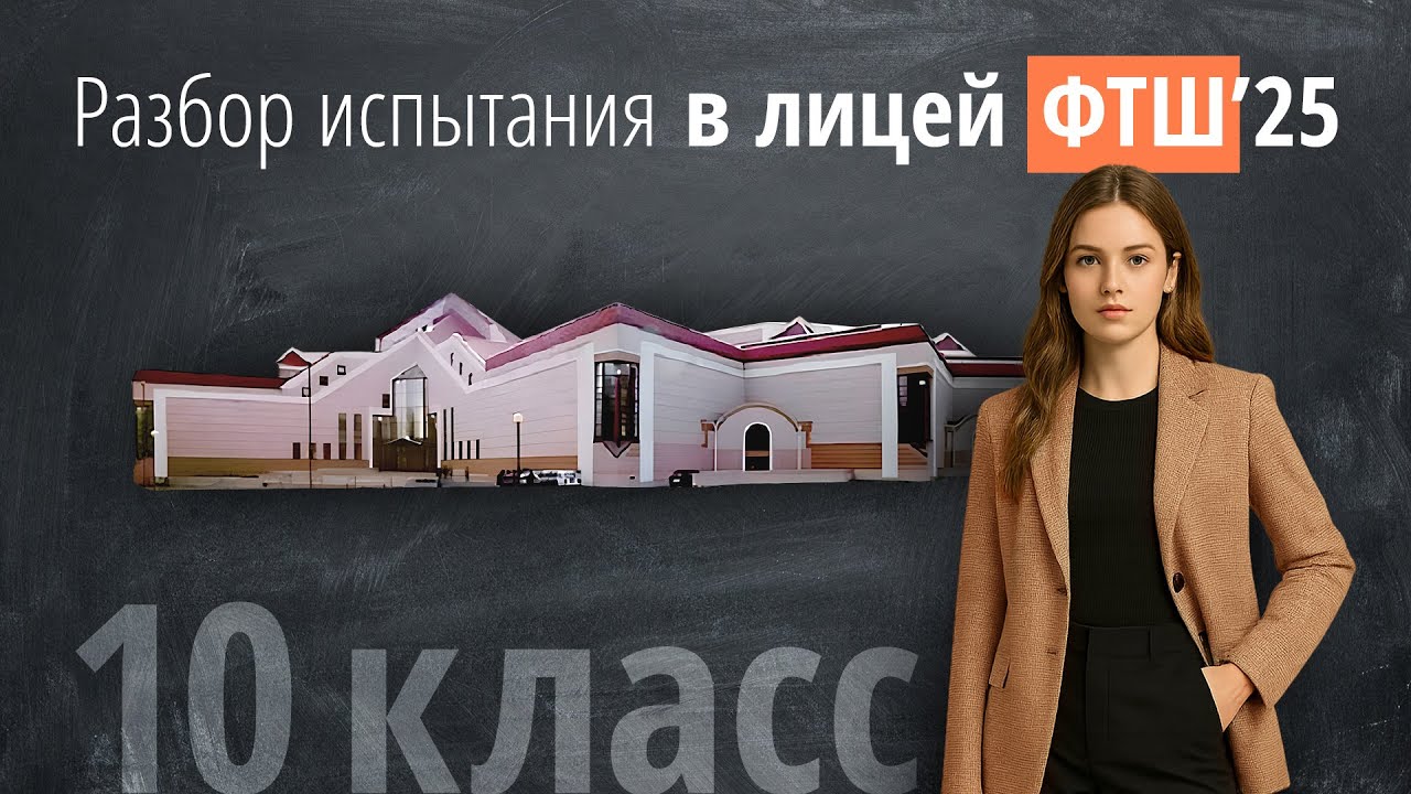 Вступительные в ФТШ в 10 класс по математике 2025 г